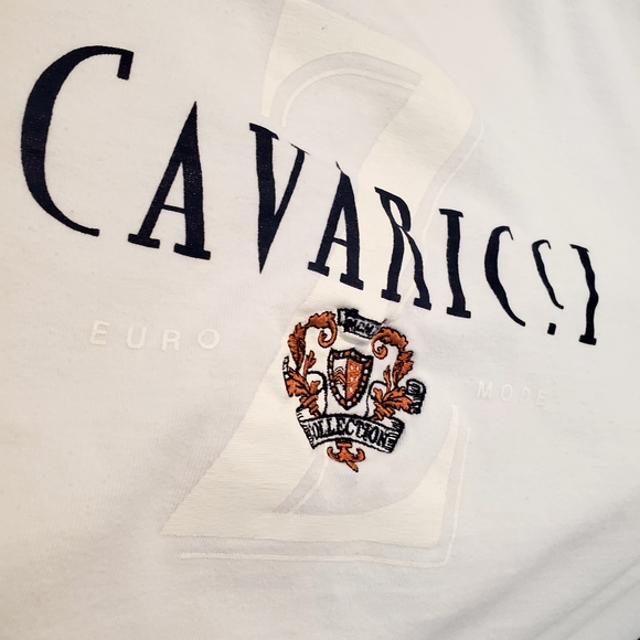 Z Cavaricci Shirts Vtg Z Cavaricci Euro Mode Sz Large White Made In